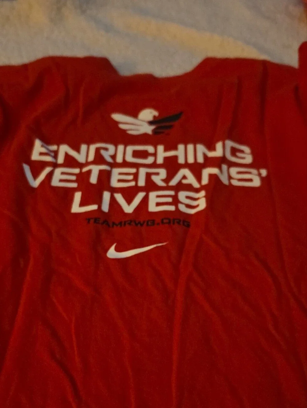Nike Red Team RWB Graphic T-Shirt with White Accents